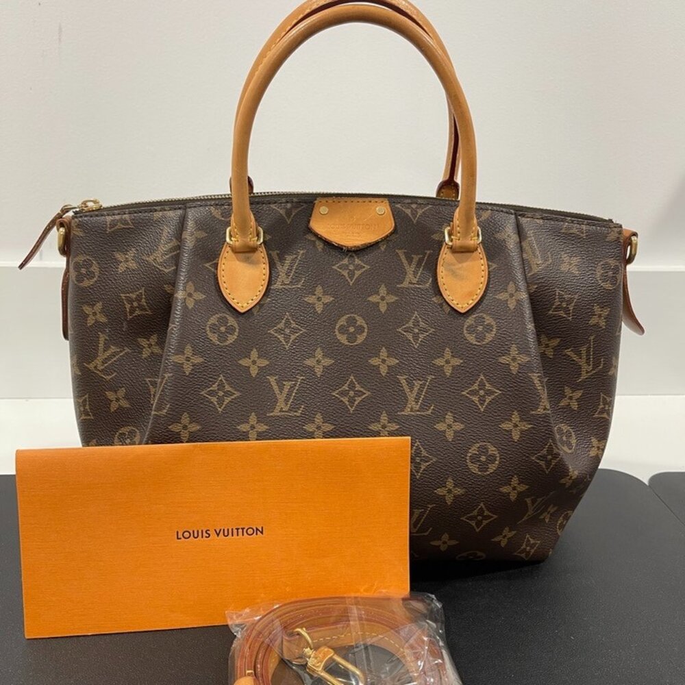 Louis Vuitton Turenne MM Monogram Canvas 2-way Tote Bag (JB1109)